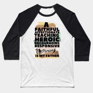 Father's Day Special Design Baseball T-Shirt